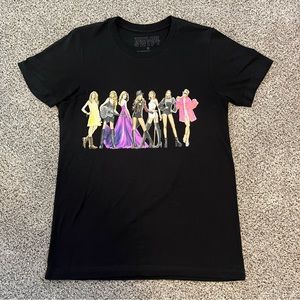 Taylor Swift Eras T-shirt (as of 2019)
